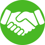 an icon which visually represents direction
