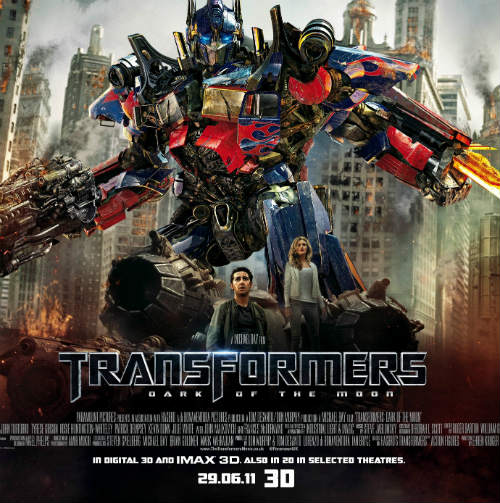 Transformers Dark Moon film 3D