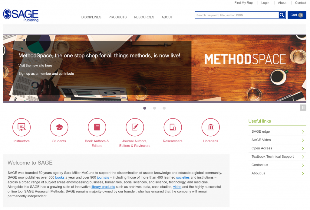 an example of the enhanced website